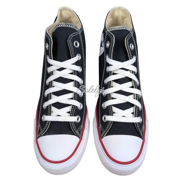 Converse 2016 RARE CTAS Lux Mid Hidden Wedge Black White Canvas Sneaker 9.5 - Picture 3 of 12